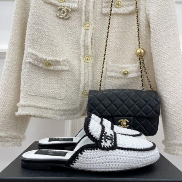 repliche,replica,perfette,siti di,affidabili,migliori siti,dove comprare,1:1,scarpe da ginnastica CHANEL nuove mezze pantofole intrecciate