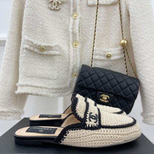 repliche,replica,perfette,siti di,affidabili,migliori siti,dove comprare,1:1,scarpe da ginnastica CHANEL nuove mezze pantofole intrecciate