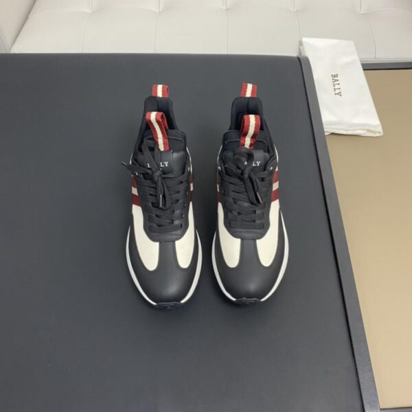 repliche,replica,perfette,siti di,affidabili,migliori siti,dove comprare,1:1,scarpe da ginnastica BALLY sneakers da uomo in tessuto e pelle nere e classiche rosse nuovo prodotto nella serie a tema Outline
