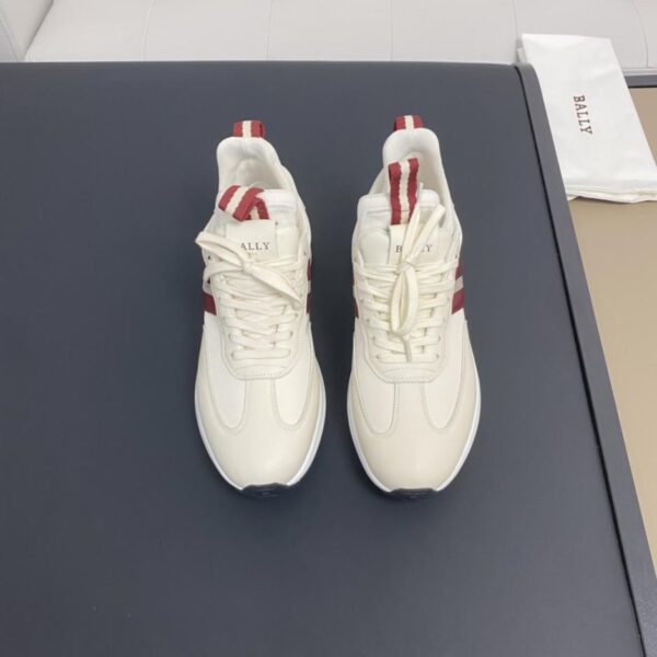 repliche,replica,perfette,siti di,affidabili,migliori siti,dove comprare,1:1,scarpe da ginnastica BALLY sneakers da uomo in tessuto e pelle nere e classiche rosse nuovo prodotto nella serie a tema Outline