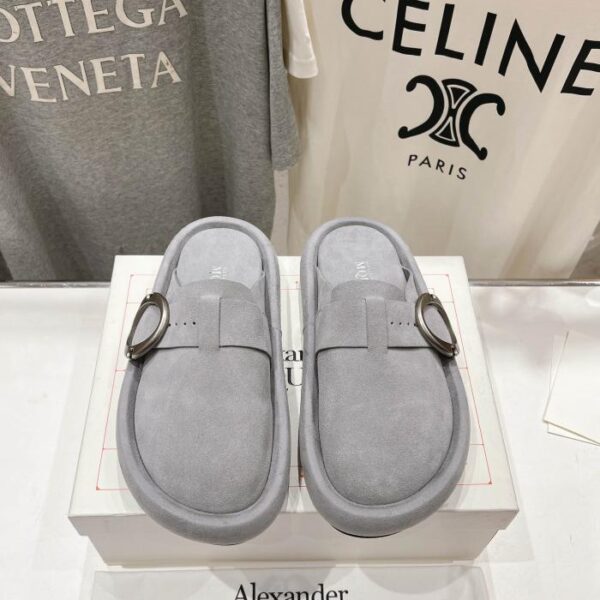 repliche,replica,perfette,siti di,affidabili,migliori siti,dove comprare,1:1,scarpe da ginnastica Pantofole Birkenstock retrò di ALexander McQueen con punta larga