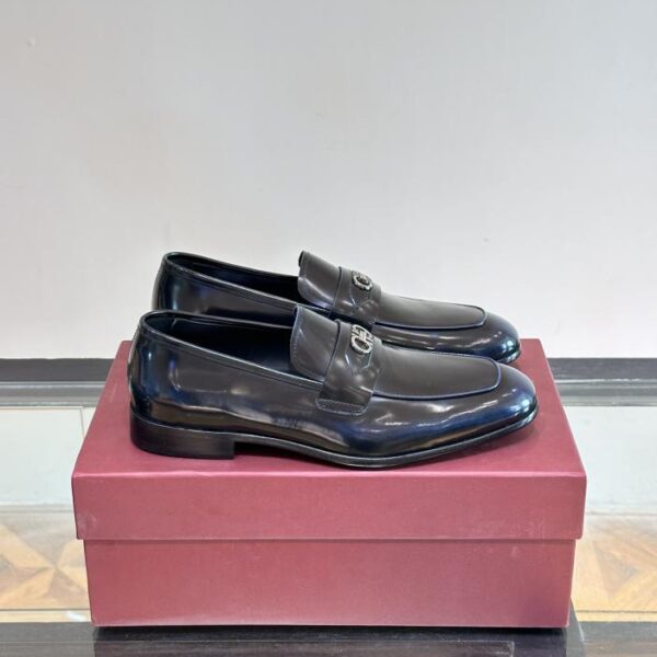 Ferragamo scarpe formali da uomo di fascia alta e scarpe casual in pelle