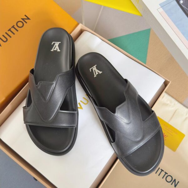 Sandali in rilievo in rilievo della serie Louis Vuitton Miami