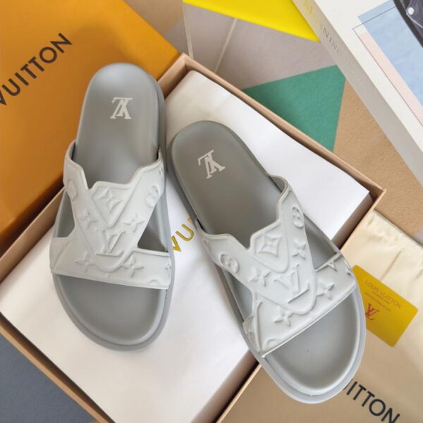 Sandali in rilievo in rilievo della serie Louis Vuitton Miami