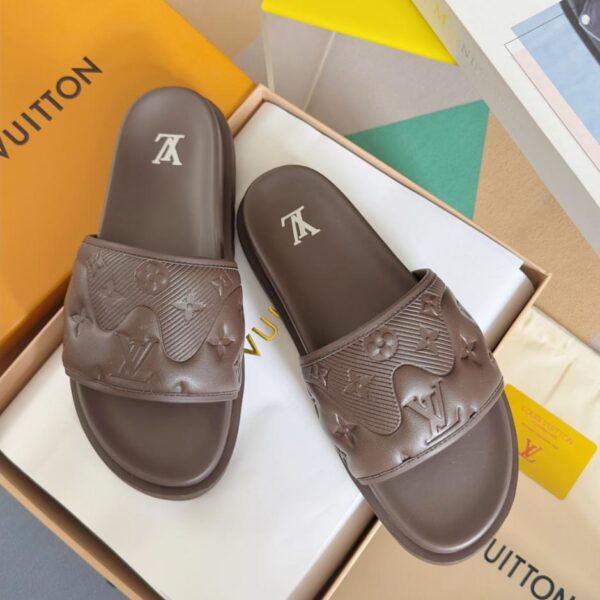 Sandali in rilievo in rilievo della serie Louis Vuitton Miami