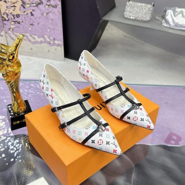 repliche,replica,perfette,siti di,affidabili,migliori siti,dove comprare,1:1,scarpe da ginnastica Louis Vuitton Takashi Murakami serie congiunta punta a punta tacchi alti