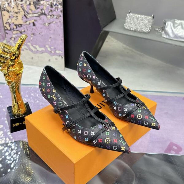 repliche,replica,perfette,siti di,affidabili,migliori siti,dove comprare,1:1,scarpe da ginnastica Louis Vuitton Takashi Murakami serie congiunta punta a punta tacchi alti