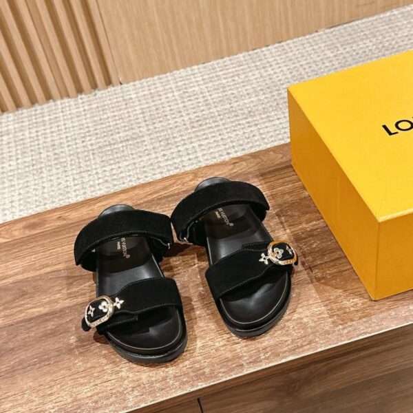 repliche,replica,perfette,siti di,affidabili,migliori siti,dove comprare,1:1,scarpe da ginnastica Nuovi sandali in rilievo di Louis Vuitton