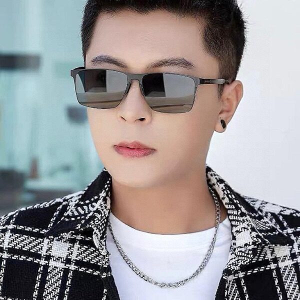 repliche,replica,perfette,siti di,affidabili,migliori siti,dove comprare,1:1,scarpe da ginnastica GUCCI Occhiali da sole polarizzati aviator colorati da uomo, lenti polarizzate HD, montatura senza montatura