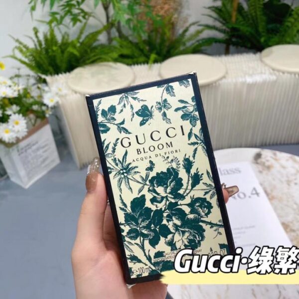 GUCCI BLOOM GOCCE nuova fragranza leggera da donna Green Flower 100ml (7B38)