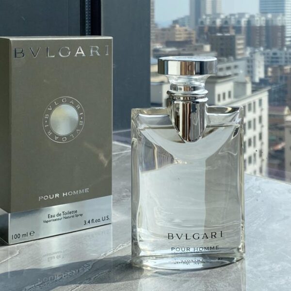 BVLGARI Tè Darjeeling versione originale, bottiglie BVLAGRI POUR HOMME.1996 (7CE1)