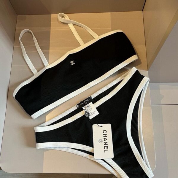 repliche,replica,perfette,siti di,affidabili,migliori siti,dove comprare,1:1,scarpe da ginnastica Chanel ha utilizzato un costume da bagno bikini tankini lavorato a maglia