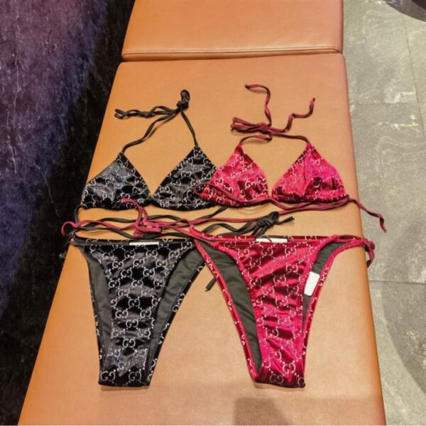 repliche,replica,perfette,siti di,affidabili,migliori siti,dove comprare,1:1,scarpe da ginnastica Bikini staccabile in velluto Gucci