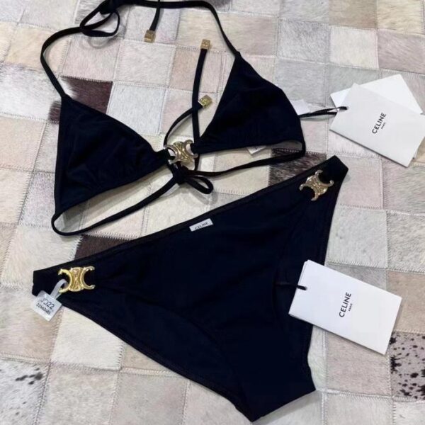 repliche,replica,perfette,siti di,affidabili,migliori siti,dove comprare,1:1,scarpe da ginnastica Bikini Celine Arc de Triomphe con scollo all’americana