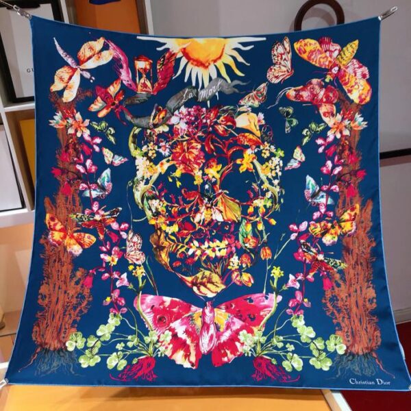 repliche,replica,perfette,siti di,affidabili,migliori siti,dove comprare,1:1,scarpe da ginnastica SDO2406 Foulard quadrato in seta da 90 cm con stampa tarocchi originale Dior