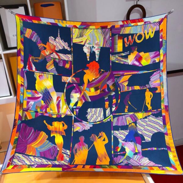 repliche,replica,perfette,siti di,affidabili,migliori siti,dove comprare,1:1,scarpe da ginnastica SHMS2416 Sciarpa quadrata in seta originale Hermès [WOW] da 90 cm