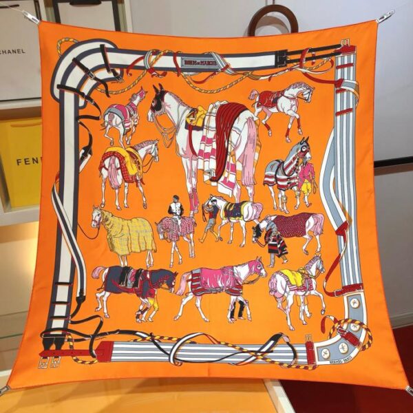repliche,replica,perfette,siti di,affidabili,migliori siti,dove comprare,1:1,scarpe da ginnastica SHMS2478 Foulard quadrato in seta originale Hermès da 90 cm