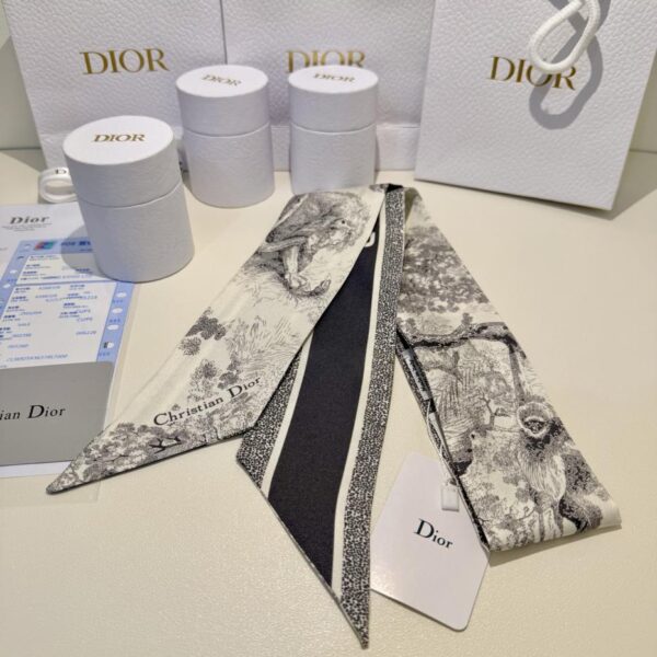 Fascia per capelli con streamer dello zoo della giungla CHSTIAN DIOR