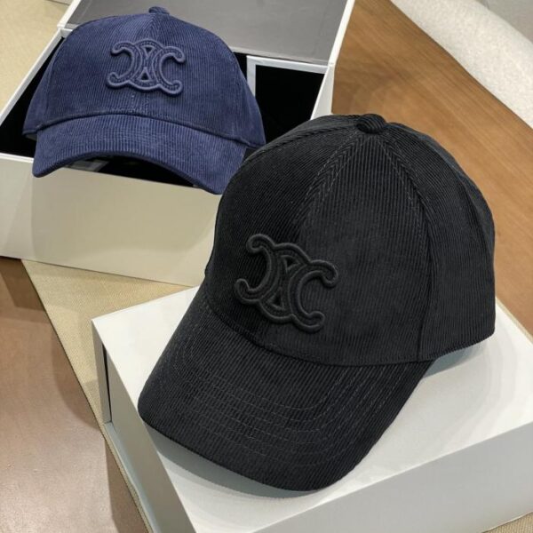 repliche,replica,perfette,siti di,affidabili,migliori siti,dove comprare,1:1,scarpe da ginnastica Il nuovo berretto da baseball in velluto a coste con logo dell’Arco di Trionfo di Celine (56EF)