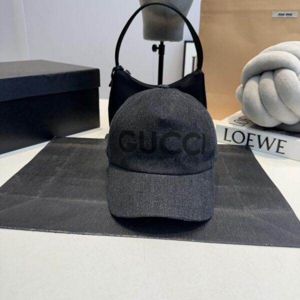 repliche,replica,perfette,siti di,affidabili,migliori siti,dove comprare,1:1,scarpe da ginnastica GUCCI contatore nuovo berretto da baseball in denim lavato (DA12)
