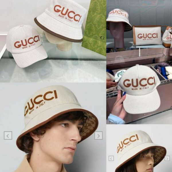 repliche,replica,perfette,siti di,affidabili,migliori siti,dove comprare,1:1,scarpe da ginnastica GUCCI contatore nuovo cappello da pescatore ricamato semplice (C9B0)