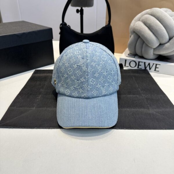 repliche,replica,perfette,siti di,affidabili,migliori siti,dove comprare,1:1,scarpe da ginnastica Nuovo berretto da baseball originale Louis Vuitton, jacquard denim Louis Vuitton
