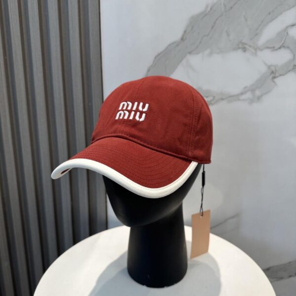 repliche,replica,perfette,siti di,affidabili,migliori siti,dove comprare,1:1,scarpe da ginnastica 【Miu Miu】Nuovo berretto da baseball ricamato (7D5E)