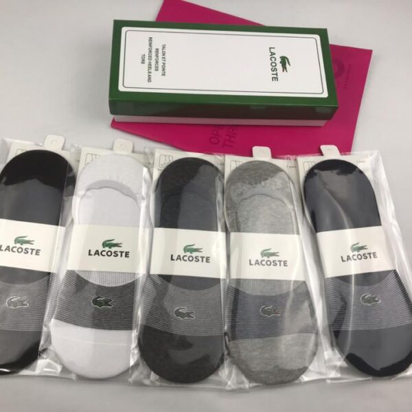 repliche,replica,perfette,siti di,affidabili,migliori siti,dove comprare,1:1,scarpe da ginnastica LACOSTE qualità puro cotone, 5 paia in una scatola, 5 colori (38EF)
