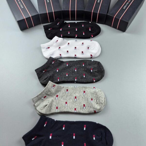 repliche,replica,perfette,siti di,affidabili,migliori siti,dove comprare,1:1,scarpe da ginnastica TOMMY HILFIGER nuovo stile puro cotone, confortevole e traspirante, forte deodorante e antibatterico, 5 paia in una scatola (1CB5)