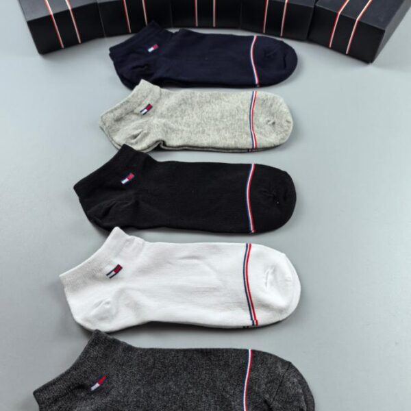 repliche,replica,perfette,siti di,affidabili,migliori siti,dove comprare,1:1,scarpe da ginnastica TOMMY HILFIGER nuovo stile puro cotone, confortevole e traspirante, forte deodorante e antibatterico, 5 paia in una scatola (9317)