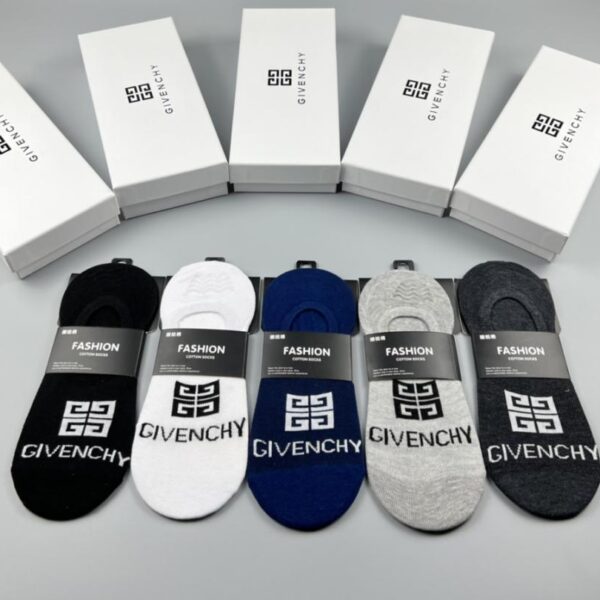 repliche,replica,perfette,siti di,affidabili,migliori siti,dove comprare,1:1,scarpe da ginnastica Qualità di puro cotone Givenchy, confortevole sui piedi, assorbente del sudore e altamente traspirante, 5 paia in una scatola (4EA8)