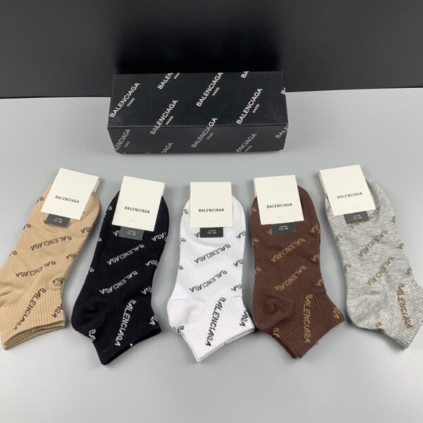 repliche,replica,perfette,siti di,affidabili,migliori siti,dove comprare,1:1,scarpe da ginnastica Qualità di puro cotone Balenciaga, confortevole sui piedi, assorbente del sudore e traspirante, una scatola da 5 paia (38AF)
