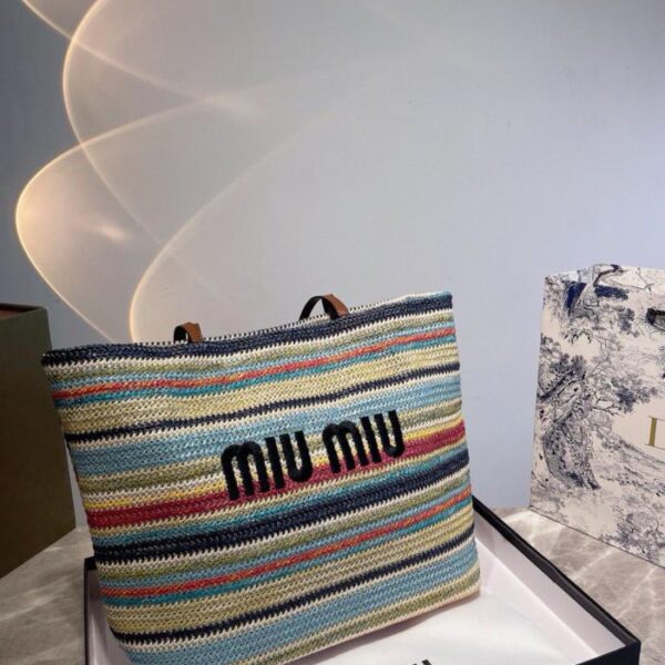 repliche,replica,perfette,siti di,affidabili,migliori siti,dove comprare,1:1,scarpe da ginnastica Miu Miu Borsa tote bag in paglia americana retrò fata