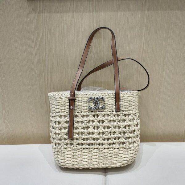 repliche,replica,perfette,siti di,affidabili,migliori siti,dove comprare,1:1,scarpe da ginnastica La nuova borsa estiva in paglia intrecciata casual all-match di Chanel