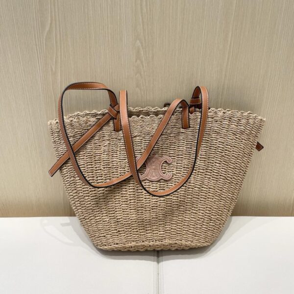 Borsa in paglia intrecciata Louis Vuitton
