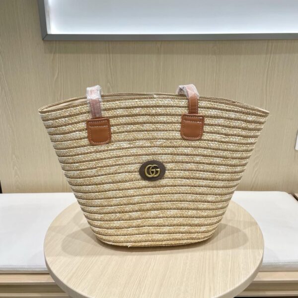 repliche,replica,perfette,siti di,affidabili,migliori siti,dove comprare,1:1,scarpe da ginnastica Borsa di paglia versatile e alla moda di Gucci