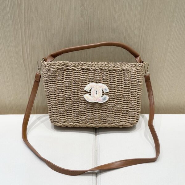 repliche,replica,perfette,siti di,affidabili,migliori siti,dove comprare,1:1,scarpe da ginnastica Borsa Chanel in paglia magnetica a forma di busta
