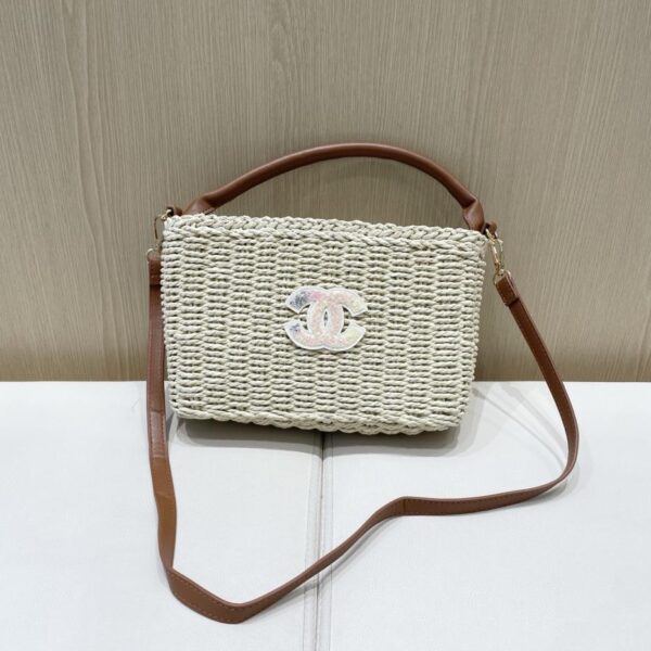 repliche,replica,perfette,siti di,affidabili,migliori siti,dove comprare,1:1,scarpe da ginnastica Borsa Chanel in paglia magnetica a forma di busta