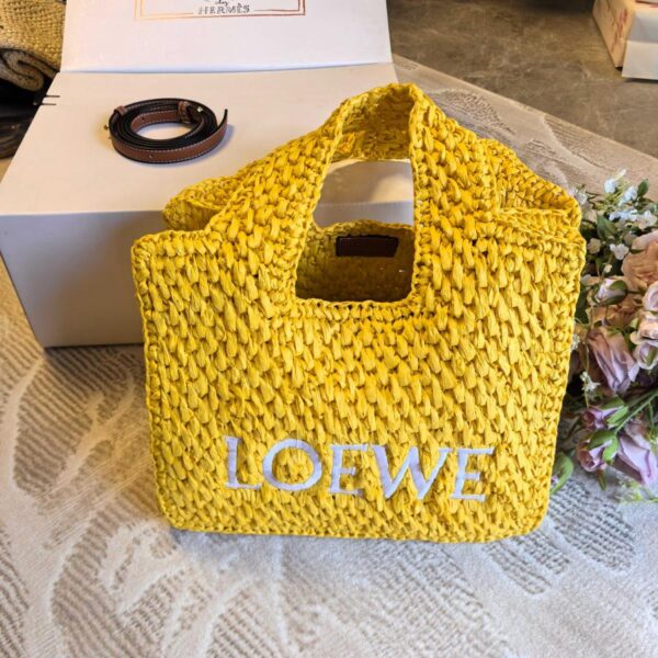 repliche,replica,perfette,siti di,affidabili,migliori siti,dove comprare,1:1,scarpe da ginnastica Borsa tote in paglia di Loewe