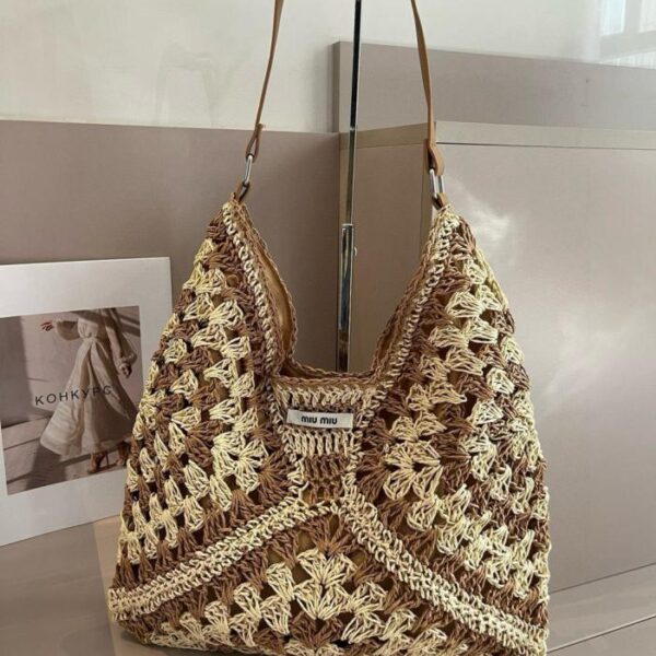 repliche,replica,perfette,siti di,affidabili,migliori siti,dove comprare,1:1,scarpe da ginnastica Borsa Miu Miu in paglia
