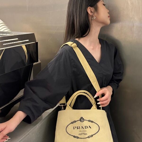 repliche,replica,perfette,siti di,affidabili,migliori siti,dove comprare,1:1,scarpe da ginnastica Borsa tote nuova di Prada in tela