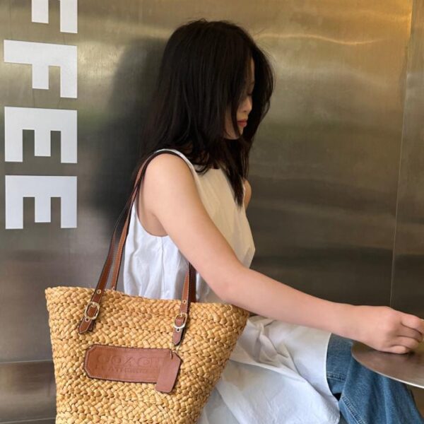 repliche,replica,perfette,siti di,affidabili,migliori siti,dove comprare,1:1,scarpe da ginnastica Sito ufficiale COAEH borsa in paglia, borsa in rafia intrecciata a mano