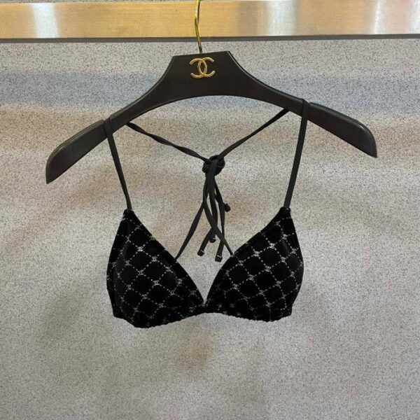 repliche,replica,perfette,siti di,affidabili,migliori siti,dove comprare,1:1,scarpe da ginnastica Costume da bagno bikini in velluto Chanel,