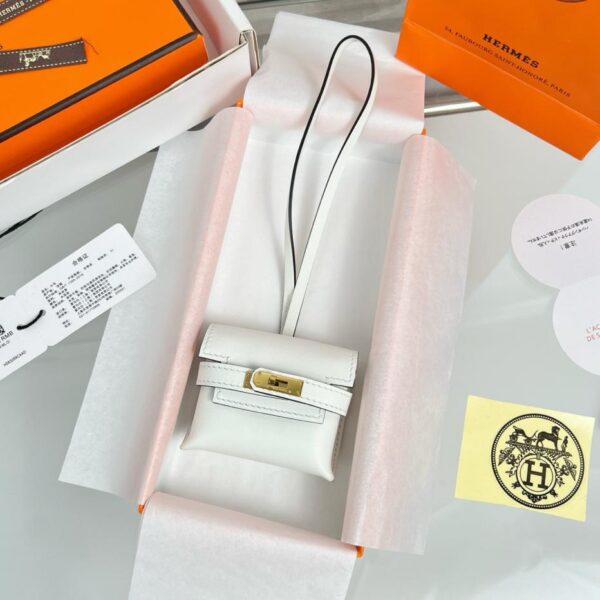 repliche,replica,perfette,siti di,affidabili,migliori siti,dove comprare,1:1,scarpe da ginnastica Ciondolo per borsa per cuffie HERMES Kelly, prodotto originale squisito, puramente fatto a mano con cuciture