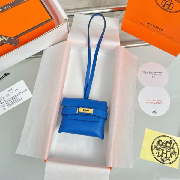 repliche,replica,perfette,siti di,affidabili,migliori siti,dove comprare,1:1,scarpe da ginnastica Ciondolo per borsa per cuffie HERMES Kelly, prodotto originale squisito, puramente fatto a mano con cuciture