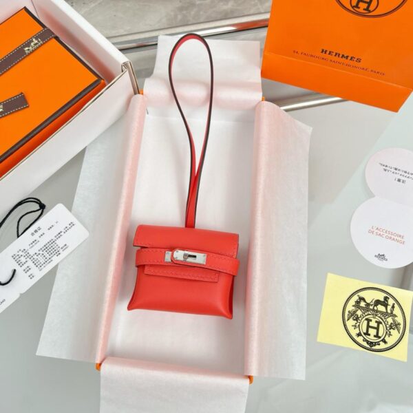 repliche,replica,perfette,siti di,affidabili,migliori siti,dove comprare,1:1,scarpe da ginnastica Ciondolo per borsa per cuffie HERMES Kelly, prodotto originale squisito, puramente fatto a mano con cuciture