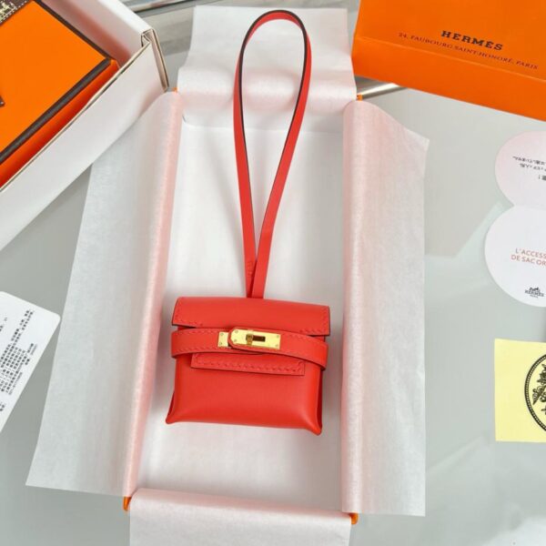 repliche,replica,perfette,siti di,affidabili,migliori siti,dove comprare,1:1,scarpe da ginnastica Ciondolo per borsa per cuffie HERMES Kelly, prodotto originale squisito, puramente fatto a mano con cuciture