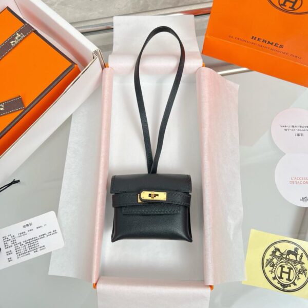 repliche,replica,perfette,siti di,affidabili,migliori siti,dove comprare,1:1,scarpe da ginnastica Ciondolo per borsa per cuffie HERMES Kelly, prodotto originale squisito, puramente fatto a mano con cuciture