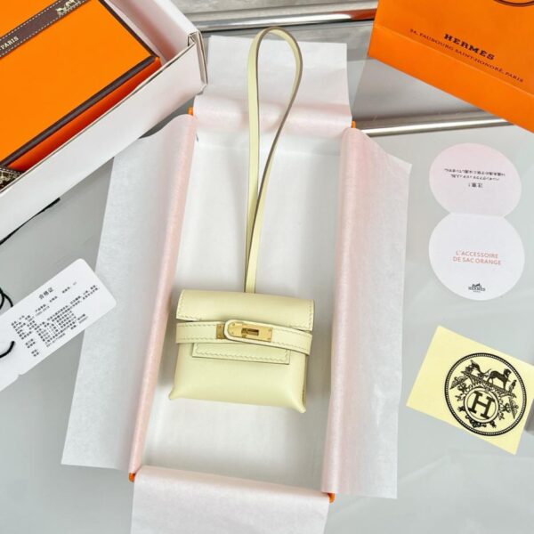 repliche,replica,perfette,siti di,affidabili,migliori siti,dove comprare,1:1,scarpe da ginnastica Ciondolo per borsa per cuffie HERMES Kelly, prodotto originale squisito, puramente fatto a mano con cuciture