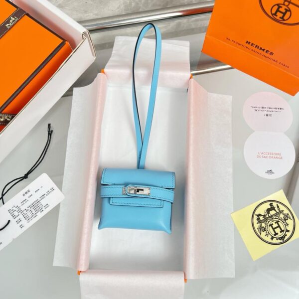 repliche,replica,perfette,siti di,affidabili,migliori siti,dove comprare,1:1,scarpe da ginnastica Ciondolo per borsa per cuffie HERMES Kelly, prodotto originale squisito, puramente fatto a mano con cuciture